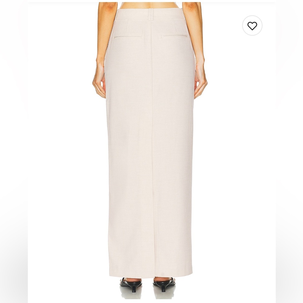 NWT - L'Academie Cream Maxi Skirt - Picture 2 of 7